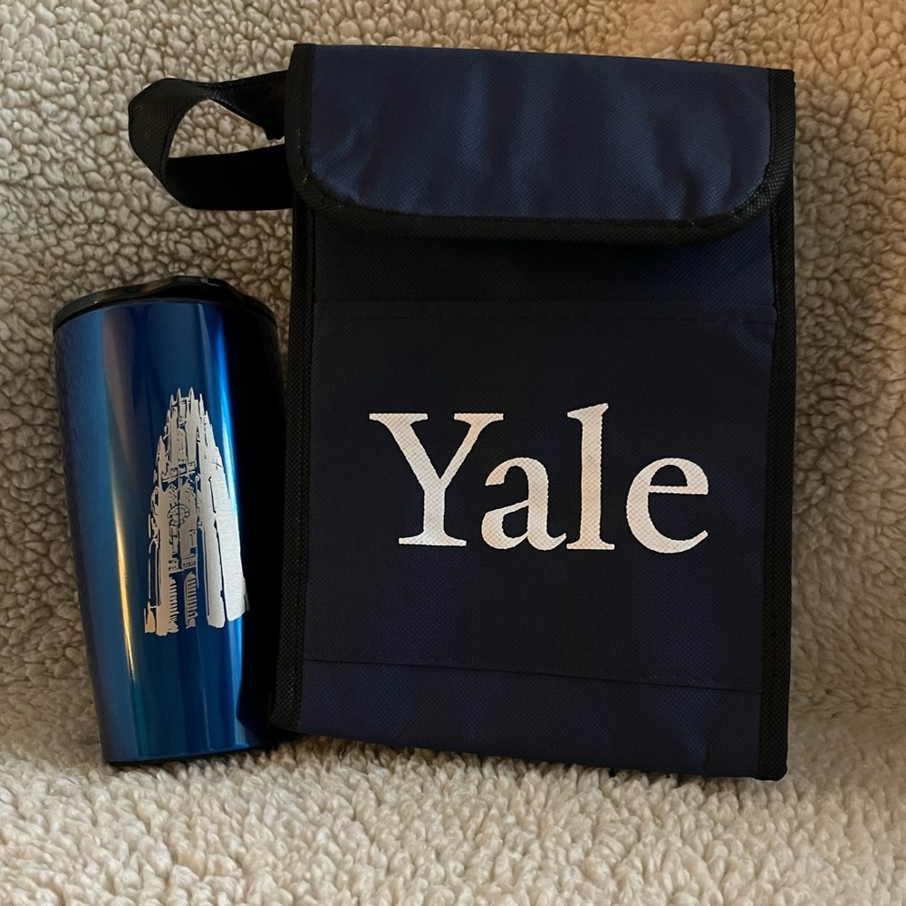 Yale Insulated Lunchbag and Metal Tumbler (NWT)